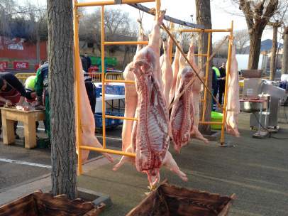 Matanza de un cerdo