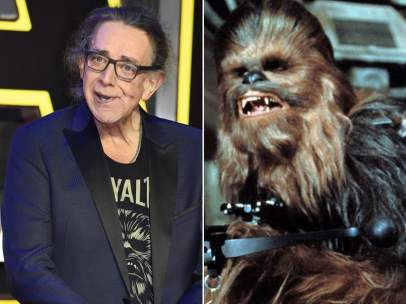 Peter Mayhew y Chewbacca