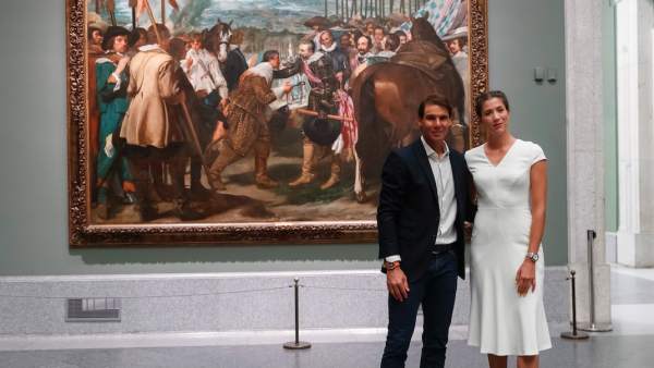 Rafa Nadal y Garbiñe Muguruza, en el Museo del Prado Rafa Nadal y Garbiñe Muguruza, en el Museo del Prado
