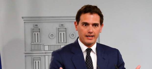 Albert Rivera, tras su reunión con Pedro Sánchez