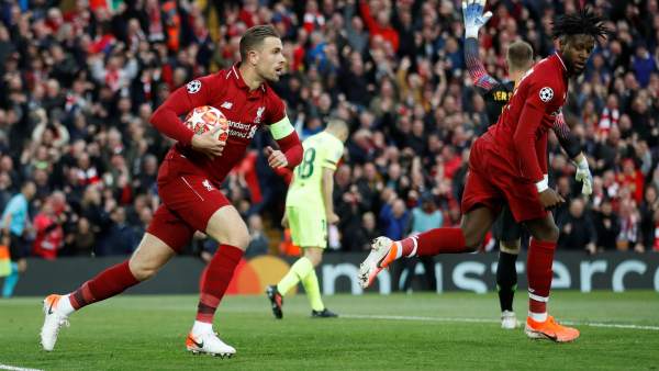 Gol del Liverpool al Barça Gol del Liverpool al Barça