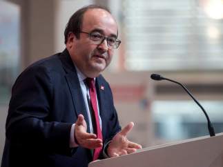 Miquel Iceta, en un acto a principios de 2019.