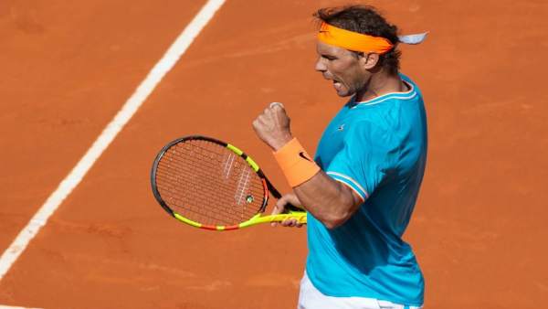 El tenista español Rafael Nadal, en el Mutua Madrid Open. El tenista español Rafael Nadal, en el Mutua Madrid Open.
