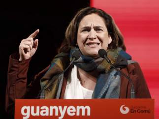 La alcaldesa de Barcelona y candidata de Barcelona en Comú a la reelección, Ada Colau.