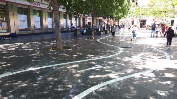 26M.- Cort Inicia Las Tareas De Mejora Del Carril Bici De Plaza España Para 'Proteger La Seguridad Del Peatón' 26M.- Cort Inicia Las Tareas De Mejora Del Carril Bici De Plaza España Para 'Proteger La Seguridad Del Peatón'