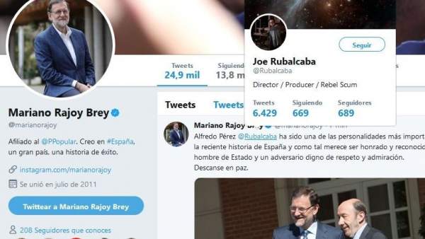 Rajoy y Rubalcaba Rajoy y Rubalcaba