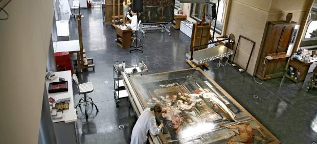 Taller de restauración del Museo del Prado