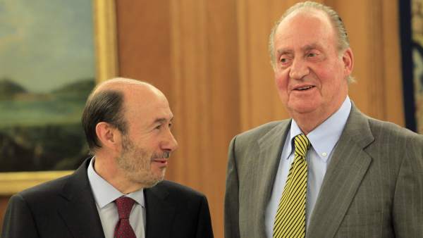 Rubalcaba y el rey Juan Carlos Rubalcaba y el rey Juan Carlos