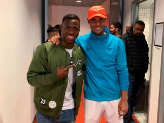 Nadal y Vinícius, con Broncano al fondo