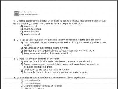 Oposiciones enfermería del Sermas