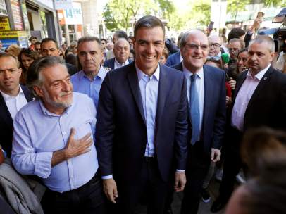 Pedro Sánchez, en Vallecas