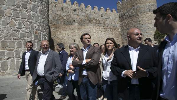 El presidente de Ciudadanos, Albert Rivera, visita Ávila El presidente de Ciudadanos, Albert Rivera, visita Ávila