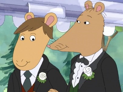 Mr. Ratburn y su marido Patrick