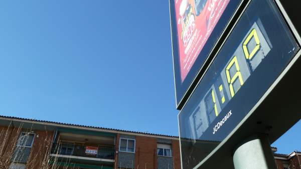Buen tiempo, soleado, termometro Buen tiempo, soleado, termometro