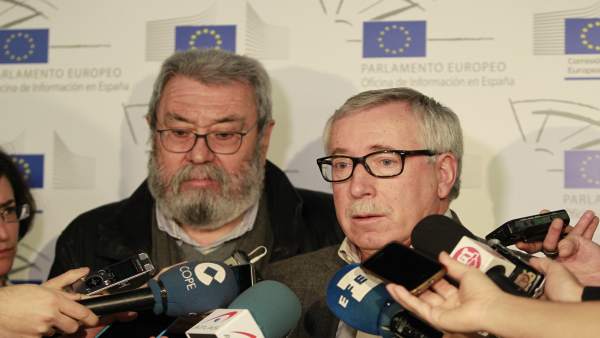 Ignacio Fernández Toxo y Cándido Méndez Ignacio Fernández Toxo y Cándido Méndez