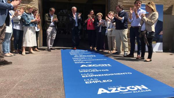26M.- Zaragoza.- Azcón (PP) Quiere Que La Ciudad Sea Referente En Rebaja Fiscal Y Pondrá 'Alfombra Azul' A Emprendedores 26M.- Zaragoza.- Azcón (PP) Quiere Que La Ciudad Sea Referente En Rebaja Fiscal Y Pondrá 'Alfombra Azul' A Emprendedores