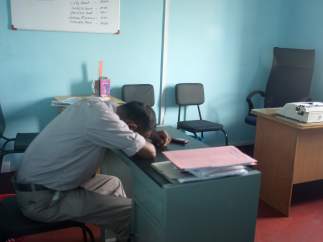 Durmiendo en el trabajo