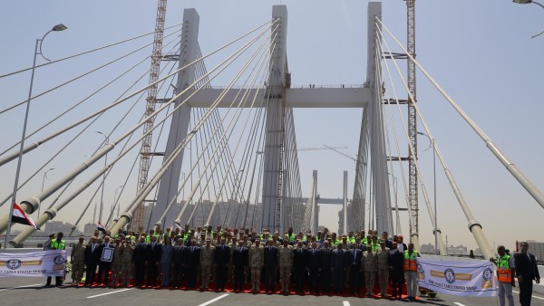 Inauguración del puente de Rawd Al-Faraj en El Cairo Inauguración del puente de Rawd Al-Faraj en El Cairo
