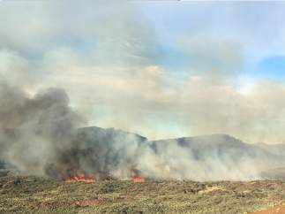 Incendio en el Teide