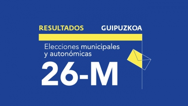 Resultados en Gipuzkoa de las elecciones municipales 2019 Resultados en Gipuzkoa de las elecciones municipales 2019