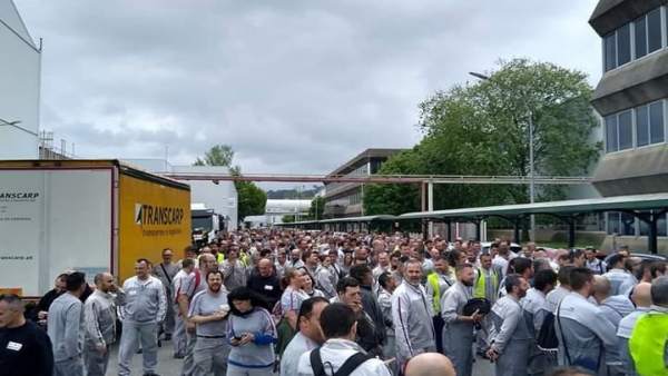 Trabajadores de PSA Citroën en Vigo van a la huelga para demandar una mejora de sus condiciones laborales Trabajadores de PSA Citroën en Vigo van a la huelga para demandar una mejora de sus condiciones laborales