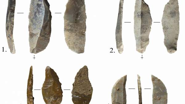 Hallan herramientas de caza de hace 40.000 años en una cueva de Calafell (Tarragona) Hallan herramientas de caza de hace 40.000 años en una cueva de Calafell (Tarragona)