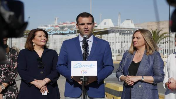 Almería.-26M.-Fernández-Pacheco (PP) valora sondeo que le da ganador: 'Nuestro principal acuerdo es con los almerienses' Almería.-26M.-Fernández-Pacheco (PP) valora sondeo que le da ganador: 'Nuestro principal acuerdo es con los almerienses'