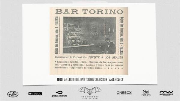 Turismo.- Renace el mítico Bar Torino donde vio la luz el Valencia CF para caldear la final de la Copa Turismo.- Renace el mítico Bar Torino donde vio la luz el Valencia CF para caldear la final de la Copa