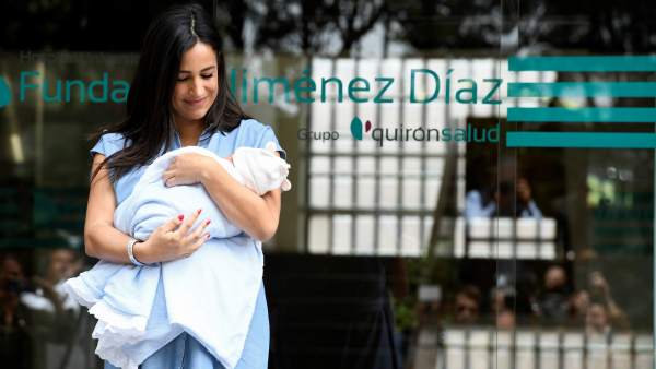 Villacís posa con su hija Villacís posa con su hija