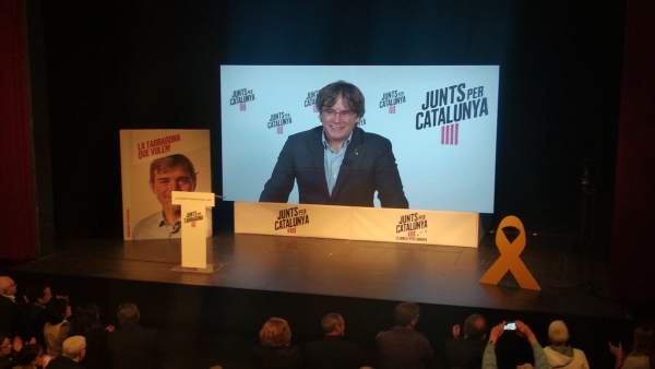 AV.- 26M.- Puigdemont dice que la actitud del 1-O es el 'antídoto ante las amenazas' que tiene Europa AV.- 26M.- Puigdemont dice que la actitud del 1-O es el 'antídoto ante las amenazas' que tiene Europa