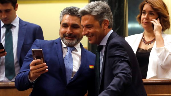 Selfi de Juan José Cortés en el Congreso Selfi de Juan José Cortés en el Congreso