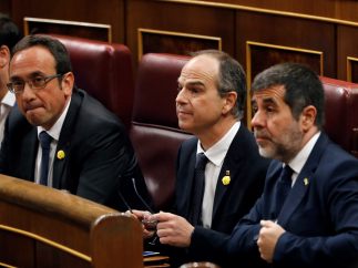 Los presos del 'procés', en su escaño