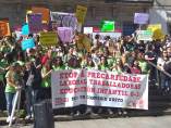 Más de 200 educadoras infantiles se concentran en Vigo en la jornada de huelga por un convenio digno