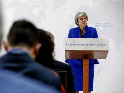 La primera ministra británica, Theresa May.