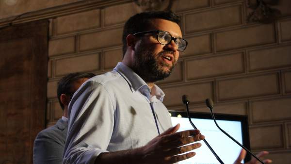 Antoni Noguera, en rueda de prensa Antoni Noguera, en rueda de prensa