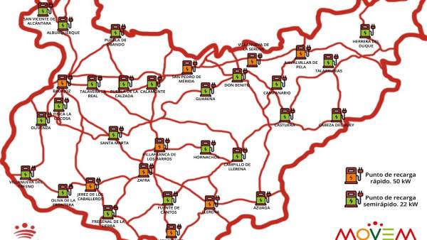 Badajoz será la primera provincia peninsular con una Red Provincial Pública de Puntos de Recarga de vehículos eléctricos Badajoz será la primera provincia peninsular con una Red Provincial Pública de Puntos de Recarga de vehículos eléctricos
