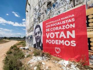 Cartel censurado por la junta electoral