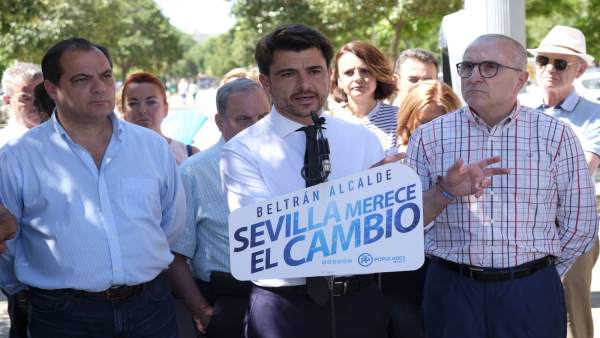 Sevilla.- 26M.-Beltrán Pérez promete una comisaría con 60 agentes en Pino Montano y 'acelerar la erradicación del Vacie' Sevilla.- 26M.-Beltrán Pérez promete una comisaría con 60 agentes en Pino Montano y 'acelerar la erradicación del Vacie'