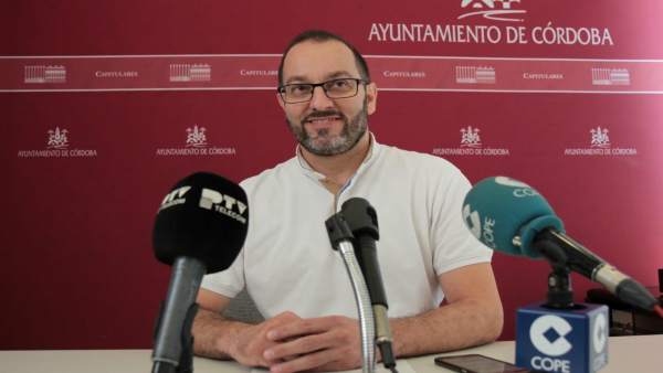 David Luque en el Ayuntamiento David Luque en el Ayuntamiento