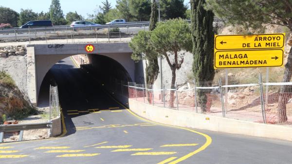 Málaga.- Abre al tráfico los accesos provisionales a Benalmádena del kilómetro 222 Málaga.- Abre al tráfico los accesos provisionales a Benalmádena del kilómetro 222