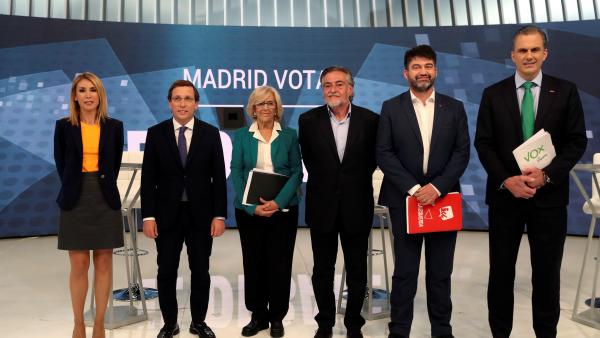 Debate a seis en Telemadrid Debate a seis en Telemadrid
