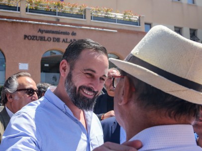 El líder de Vox, Santiago Abascal.