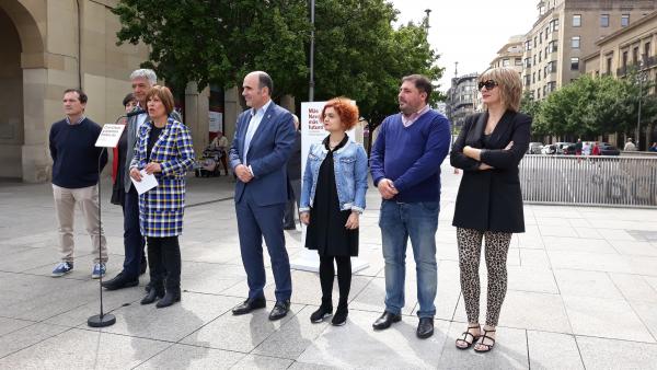 26M.- Barkos Afirma Que 'Las Políticas De Navarra Se Defienden En Los Acuerdos Que Llevemos A Cabo Los Navarros' 26M.- Barkos Afirma Que 'Las Políticas De Navarra Se Defienden En Los Acuerdos Que Llevemos A Cabo Los Navarros'