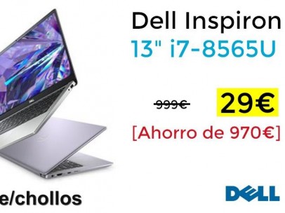 Oferta de Chollometro de un portátil Dell a 29 euros