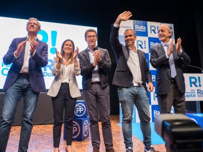26M.- Feijóo Acusa A Pedro Sáchez De Tener Un Gobierno 'Oculto' Con Podemos Y ERC Dentro De Él
