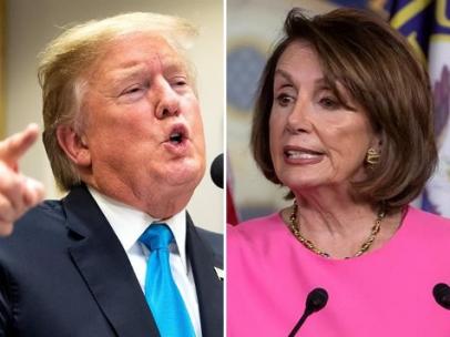 Donald Trump y Nancy Pelosi