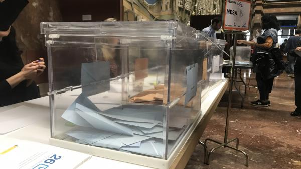 26M.- La participación en Aragón en las elecciones autonómicas es del 37,28% a las 14 horas, similar a 2015 26M.- La participación en Aragón en las elecciones autonómicas es del 37,28% a las 14 horas, similar a 2015