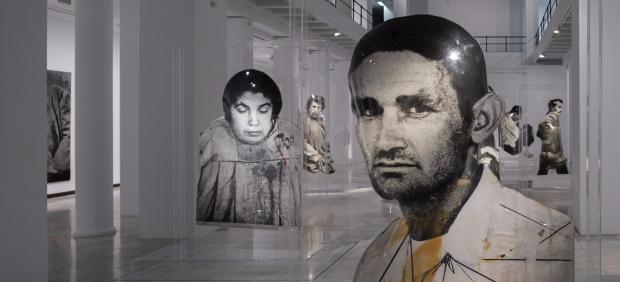 Vista de la exposición dedicada a Darío Villalba en Sala Alcalá 31