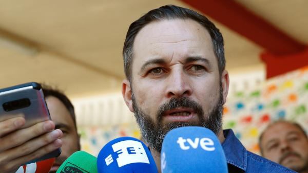Santiago Abascal, de Vox tras voltar el 26M Santiago Abascal, de Vox tras voltar el 26M