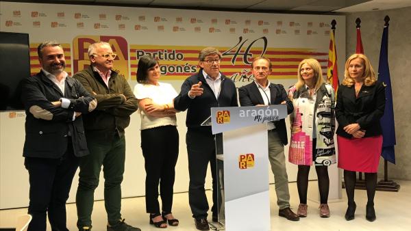26M-A.- Aliaga Asegura Que El PAR Seguirá Defendiendo 'Las Políticas De Moderación' Y Los 'Interés De Aragón' 26M-A.- Aliaga Asegura Que El PAR Seguirá Defendiendo 'Las Políticas De Moderación' Y Los 'Interés De Aragón'